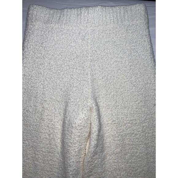 Skims Cozy Knit Boucle Pants Plus Size 4X/5X Bone High Rise Teddy Loungewear - Picture 16 of 16